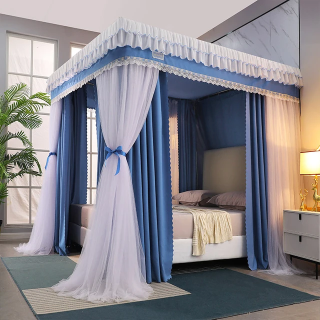 Luxurious Bed Canopy Mosquito Net- Multicolour - Beihasara