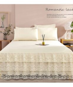Bedskirt or Bedliner - Cream